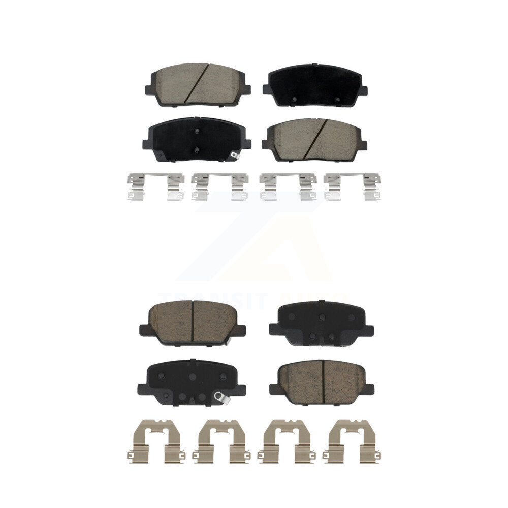 Kit de plaquettes de frein en céramique avant et arrière, pour Hyundai palissade Kia Telluride KCX-100548
