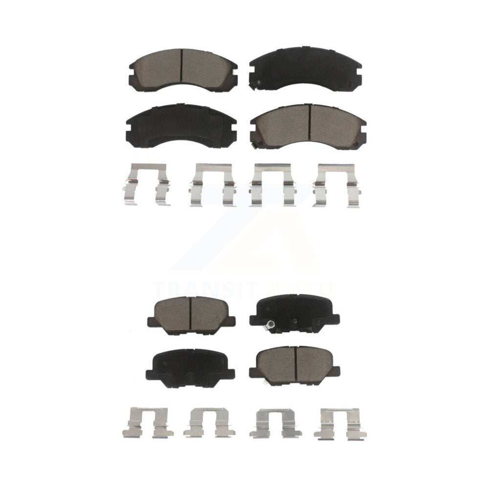 Kit de plaquettes de frein en céramique avant et arrière, pour Mitsubishi Outlander PHEV KCX-100552