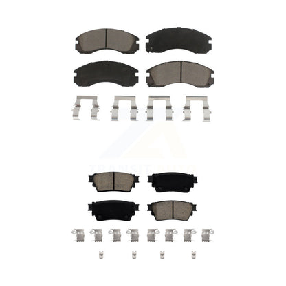 Kit de plaquettes de frein en céramique avant et arrière, pour Mitsubishi Outlander PHEV KCX-100553