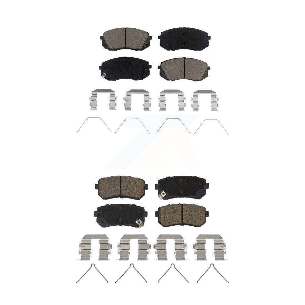 Kit de plaquettes de frein en céramique avant et arrière, pour Hyundai Kona Kia Seltos KCX-100555