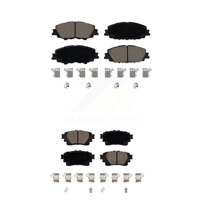 Kit de plaquettes de frein en céramique avant et arrière, pour Toyota Corolla KCX-100556