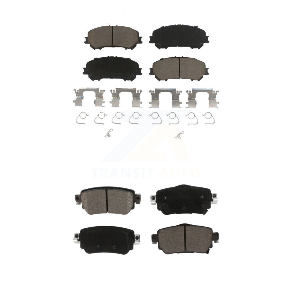 Kit de plaquettes de frein en céramique avant et arrière, pour Nissan Rogue Sport Qashqai KCX-100558