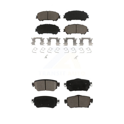 Kit de plaquettes de frein en céramique avant et arrière, pour Nissan Rogue Sport Qashqai KCX-100558