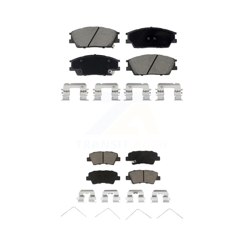 Kit de plaquettes de frein en céramique avant et arrière, pour Hyundai Venue Kia Soul KCX-100559