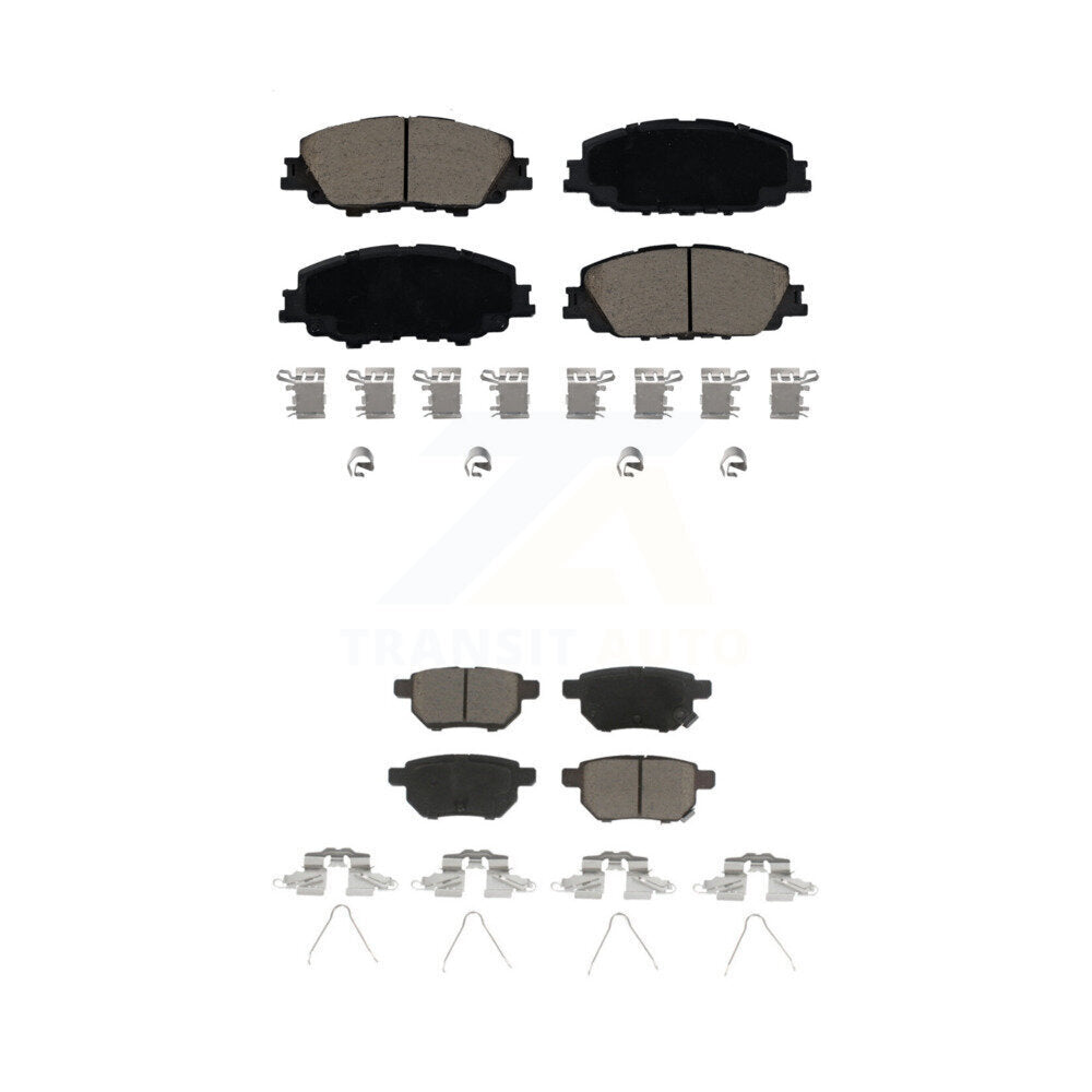 Kit de plaquettes de frein en céramique avant et arrière, pour Toyota Corolla Prius Prime KCX-100561