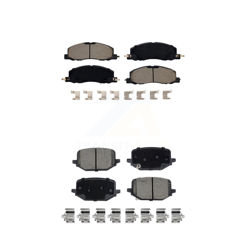 Kit de plaquettes de frein en céramique avant et arrière pour Lincoln Aviator KCX-100569