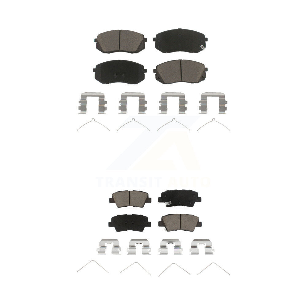 Kit de plaquettes de frein en céramique avant et arrière pour Kia Niro EV 2019 KCX-100571