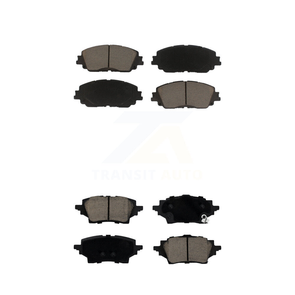 Kit de plaquettes de frein en céramique avant et arrière, pour Toyota C-HR KCX-100577
