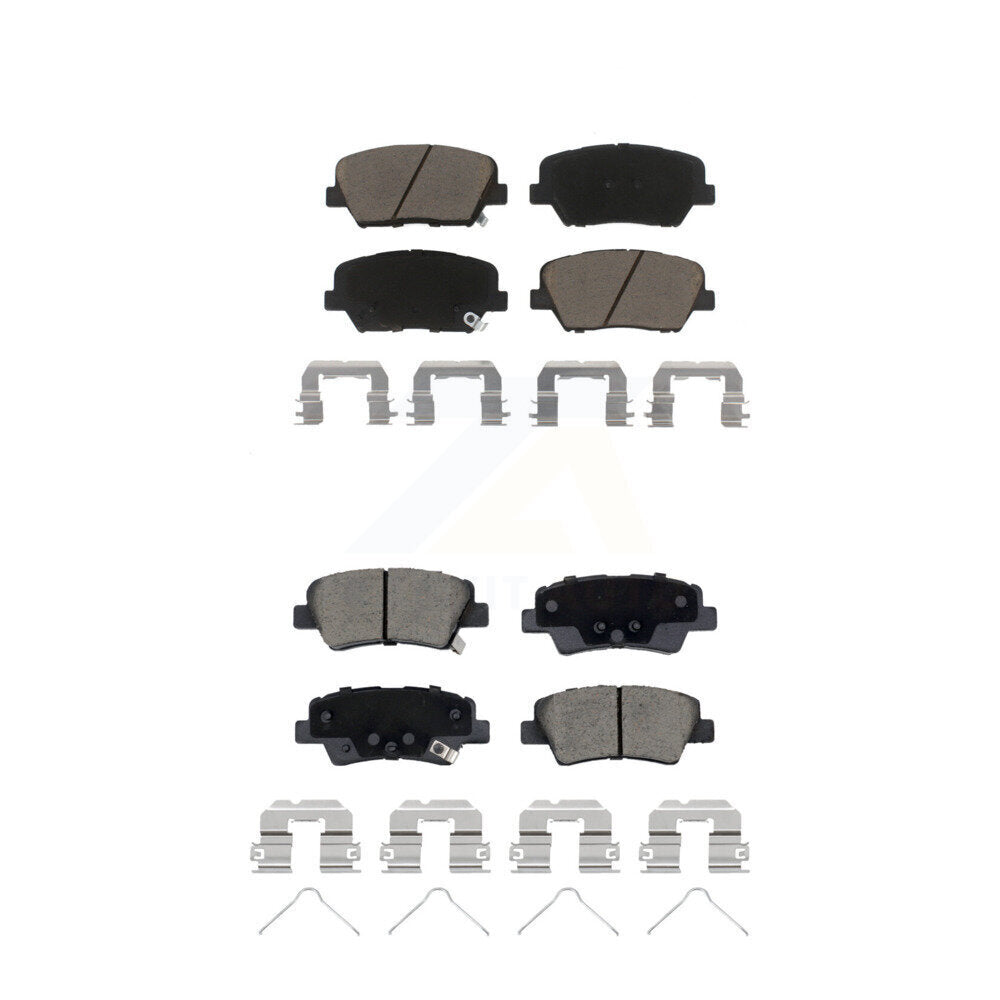 Kit de plaquettes de frein en céramique avant et arrière pour Hyundai Nexo 2019 – 2022 KCX-100579
