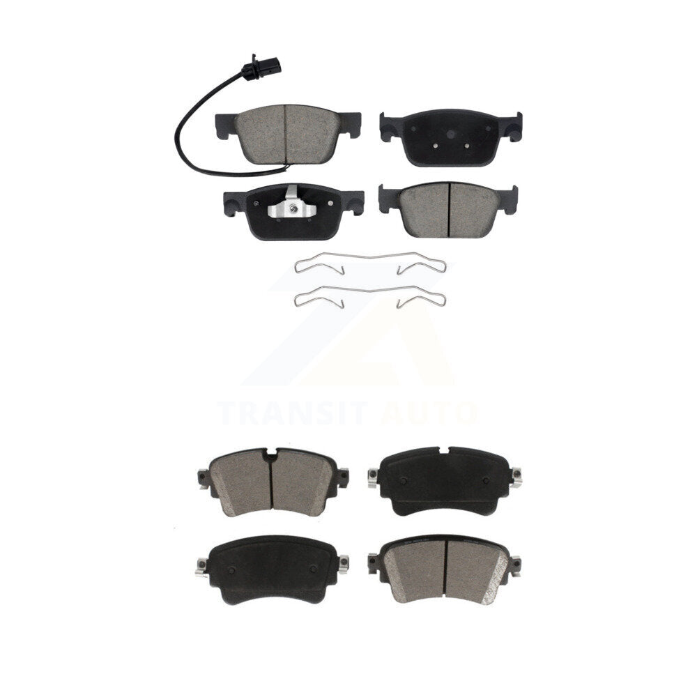 Kit de plaquettes de frein en céramique avant et arrière, pour Audi A4 Quattro KCX-100584