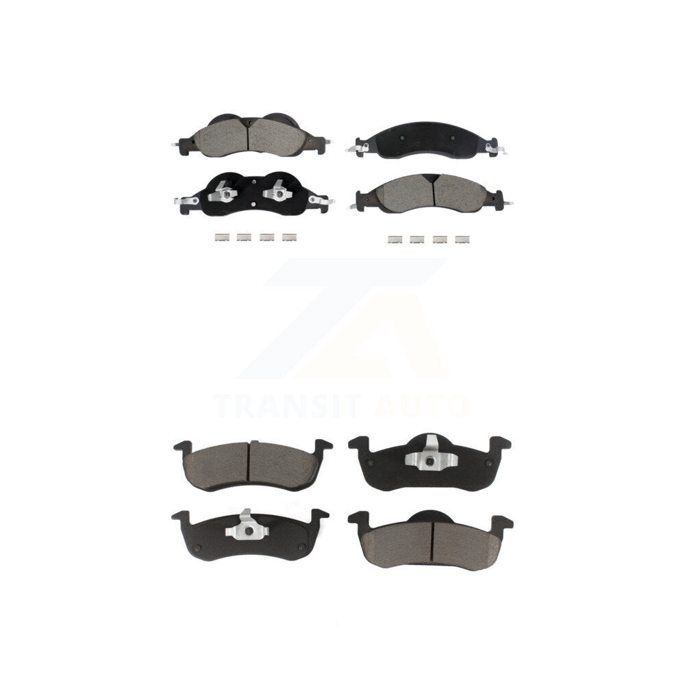 Kit de plaquettes de frein en céramique avant et arrière, pour Ford Expedition Lincoln Navigato 2007 – 2009