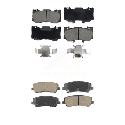Kit de plaquettes de frein en céramique avant et arrière pour Ford Mustang KCX-100590
