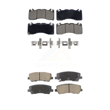 Kit de plaquettes de frein en céramique avant et arrière pour Ford Mustang KCX-100592