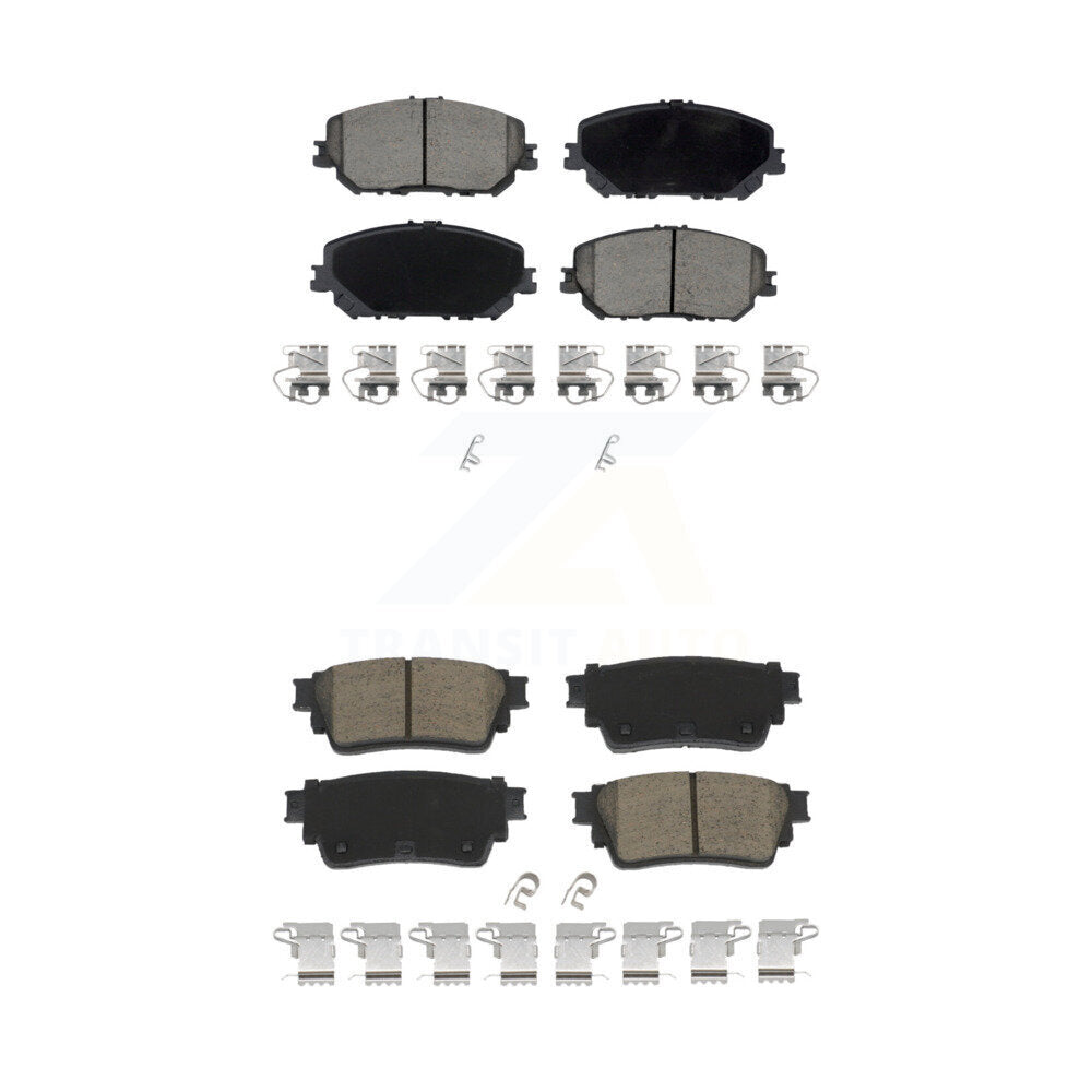 Kit de plaquettes de frein en céramique avant et arrière, pour Nissan Rogue KCX-100604
