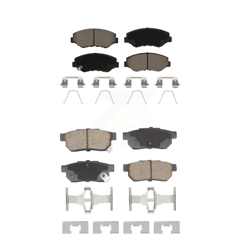 Kit de plaquettes de frein en céramique avant et arrière pour véhicules Honda Fit fabriqués au mexique