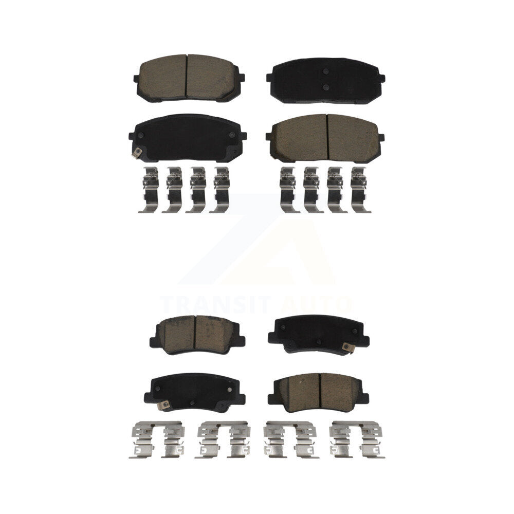 Kit de plaquettes de frein en céramique avant et arrière, pour Hyundai Sonata Kia Niro EV K5 KCX-100614