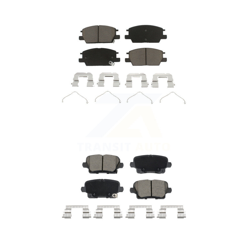 Kit de plaquettes de frein en céramique avant et arrière, pour Buick Regal Sportback KCX-100616