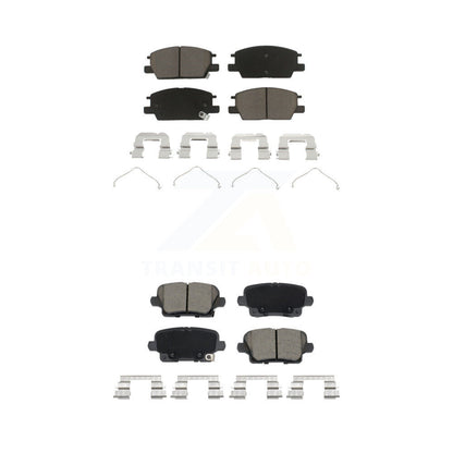 Kit de plaquettes de frein en céramique avant et arrière, pour Buick Regal Sportback KCX-100616