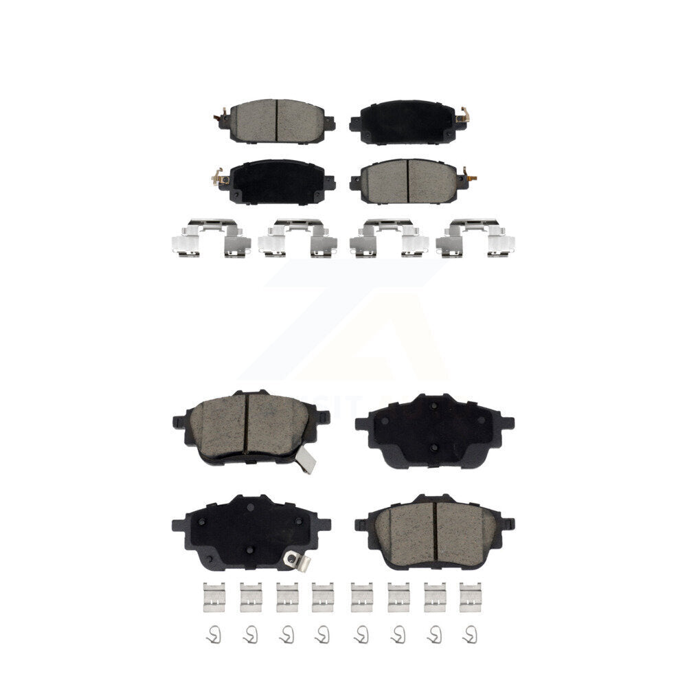 Kit de plaquettes de frein en céramique avant et arrière, pour freins arrière à disque Nissan Sentra 2020 – 2023