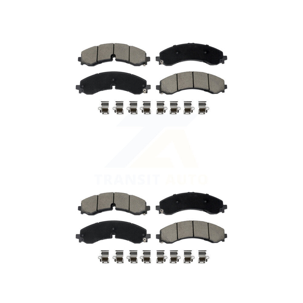 Kit de plaquettes de frein en céramique avant et arrière, pour GMC Chevrolet Sierra 2500 HD Silverado 350