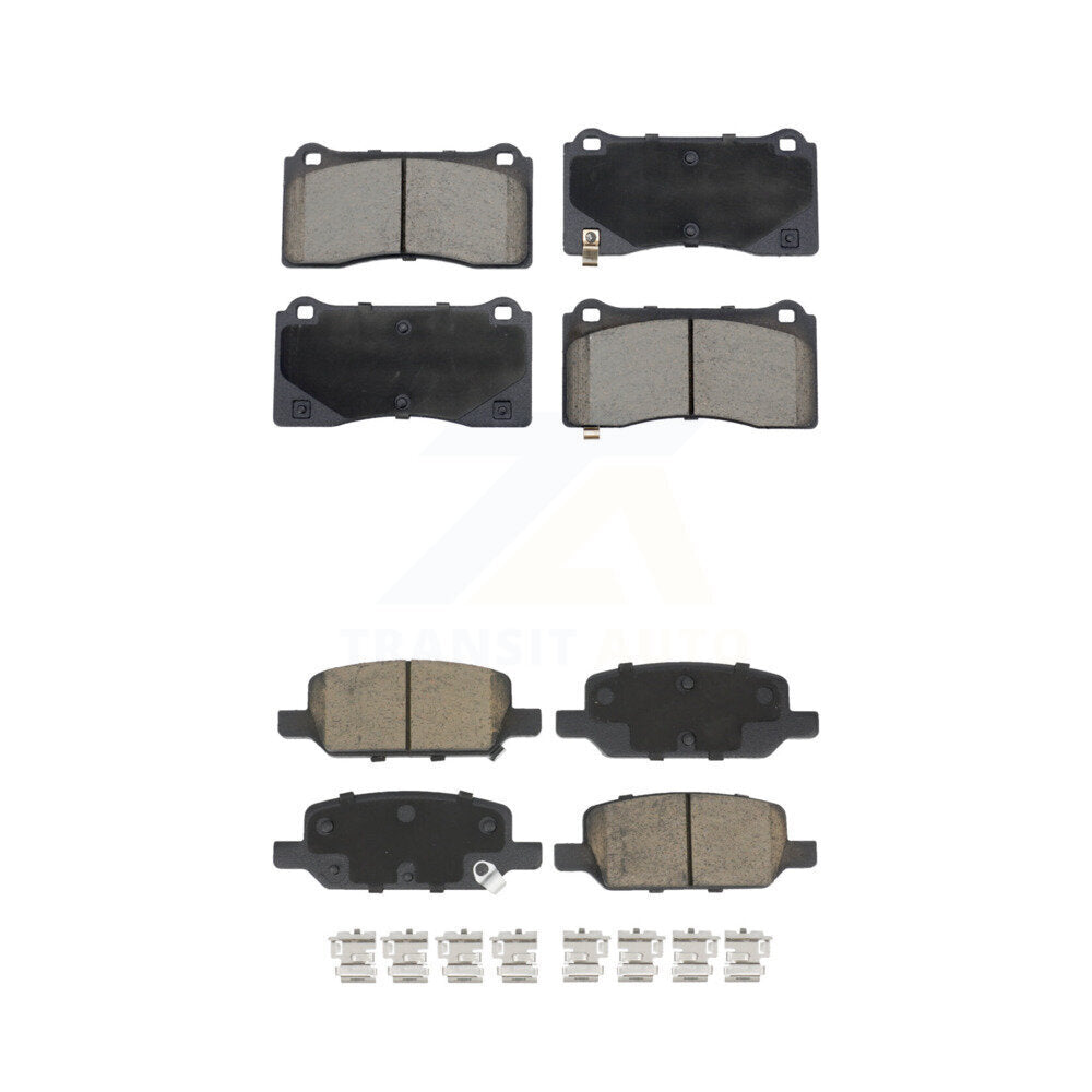 Kit de plaquettes de frein en céramique avant et arrière pour Tesla 3 17-23 avec étriers peints en gris