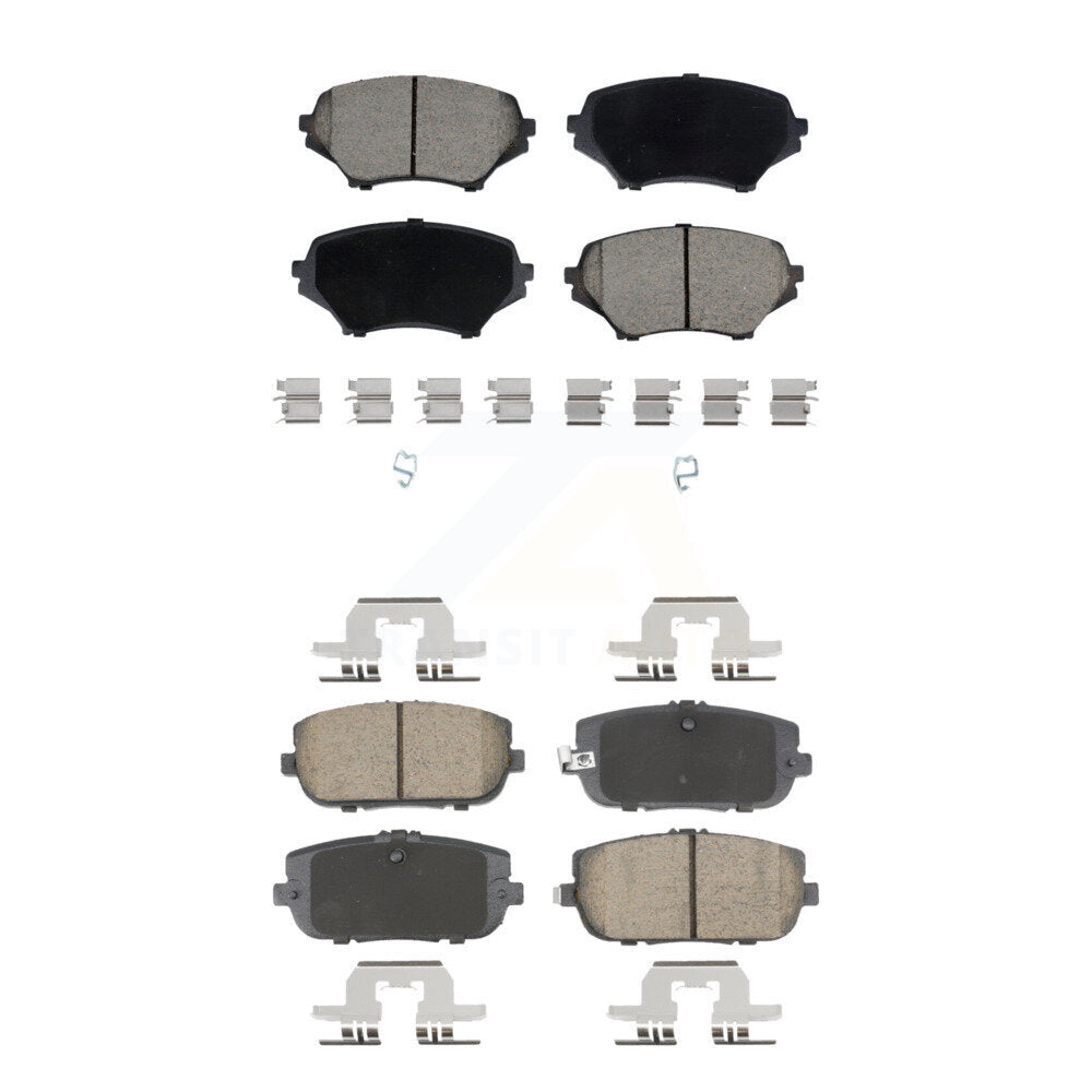 Kit de plaquettes de frein en céramique avant et arrière, pour Mazda MX-5 Miata 2006 – 2015 KCX-100640