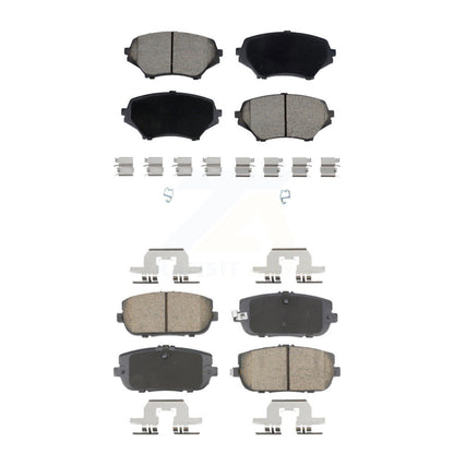 Kit de plaquettes de frein en céramique avant et arrière, pour Mazda MX-5 Miata 2006 – 2015 KCX-100640