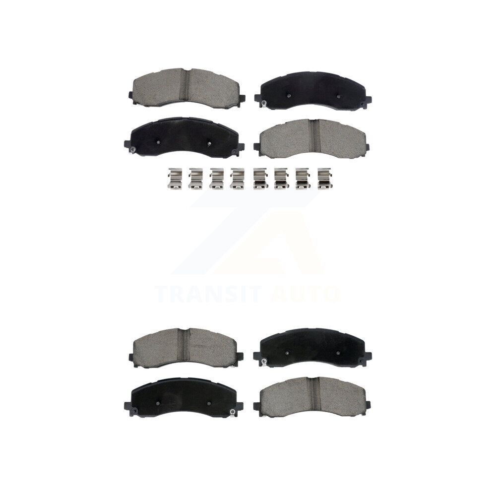 Kit de plaquettes de frein en céramique avant et arrière, pour Ram 2500 3500 KCX-100651
