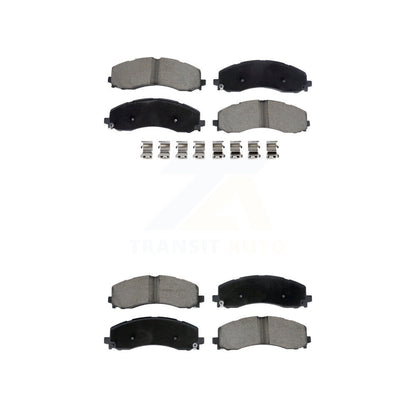 Kit de plaquettes de frein en céramique avant et arrière, pour Ram 2500 3500 KCX-100651