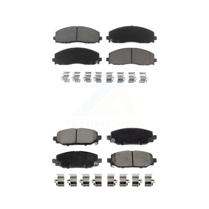 Kit de plaquettes de frein en céramique avant et arrière pour Jeep Wrangler KCX-100659