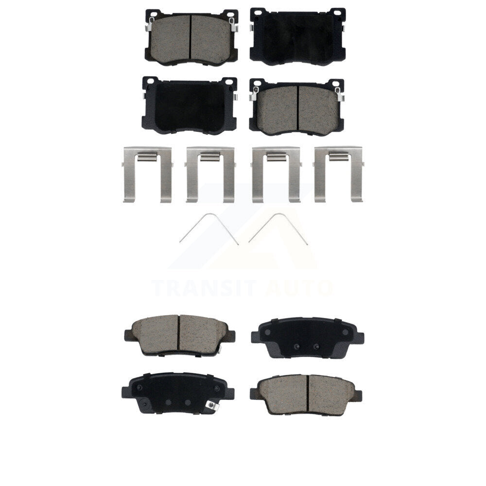 Kit de plaquettes de frein en céramique avant et arrière, pour Genesis G80 2018-2020 3,8l 5,0l KCX-10066