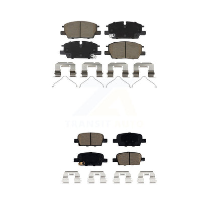 Kit de plaquettes de frein en céramique avant et arrière, pour Chevrolet Malibu avec stationnement manuel