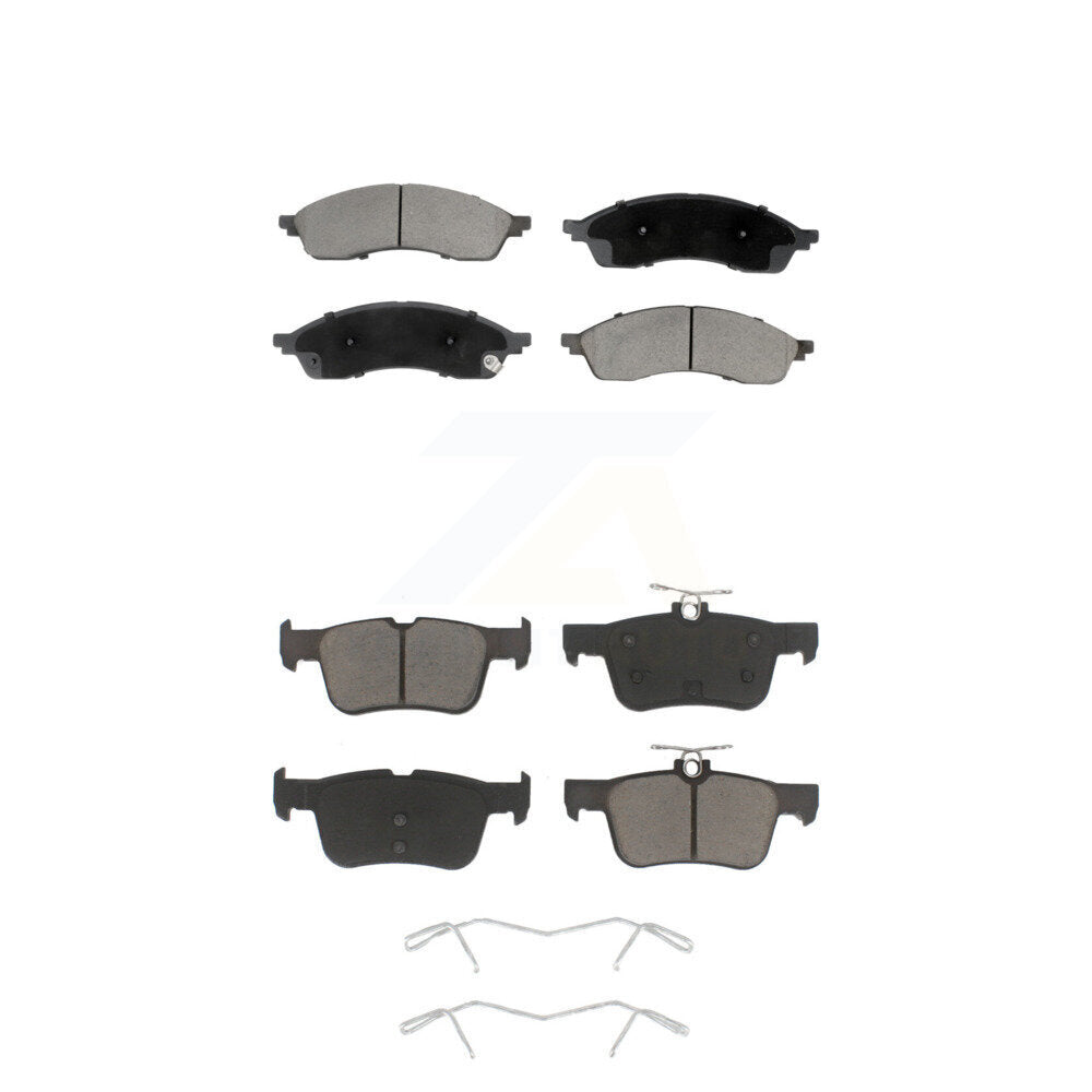 Kit de plaquettes de frein en céramique avant et arrière, pour Ford Edge Lincoln Nautilus KCX-100696
