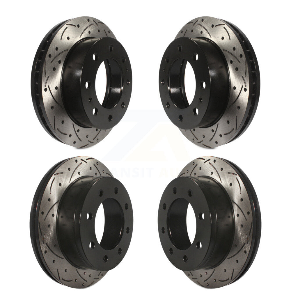 Kit de Rotor de frein à fente de perçage avant et arrière, pour GMC Chevrolet Sierra 2500 HD Silverad