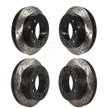 Kit de Rotor de frein à fente de perçage avant et arrière, pour GMC Chevrolet Sierra 2500 HD Silverad