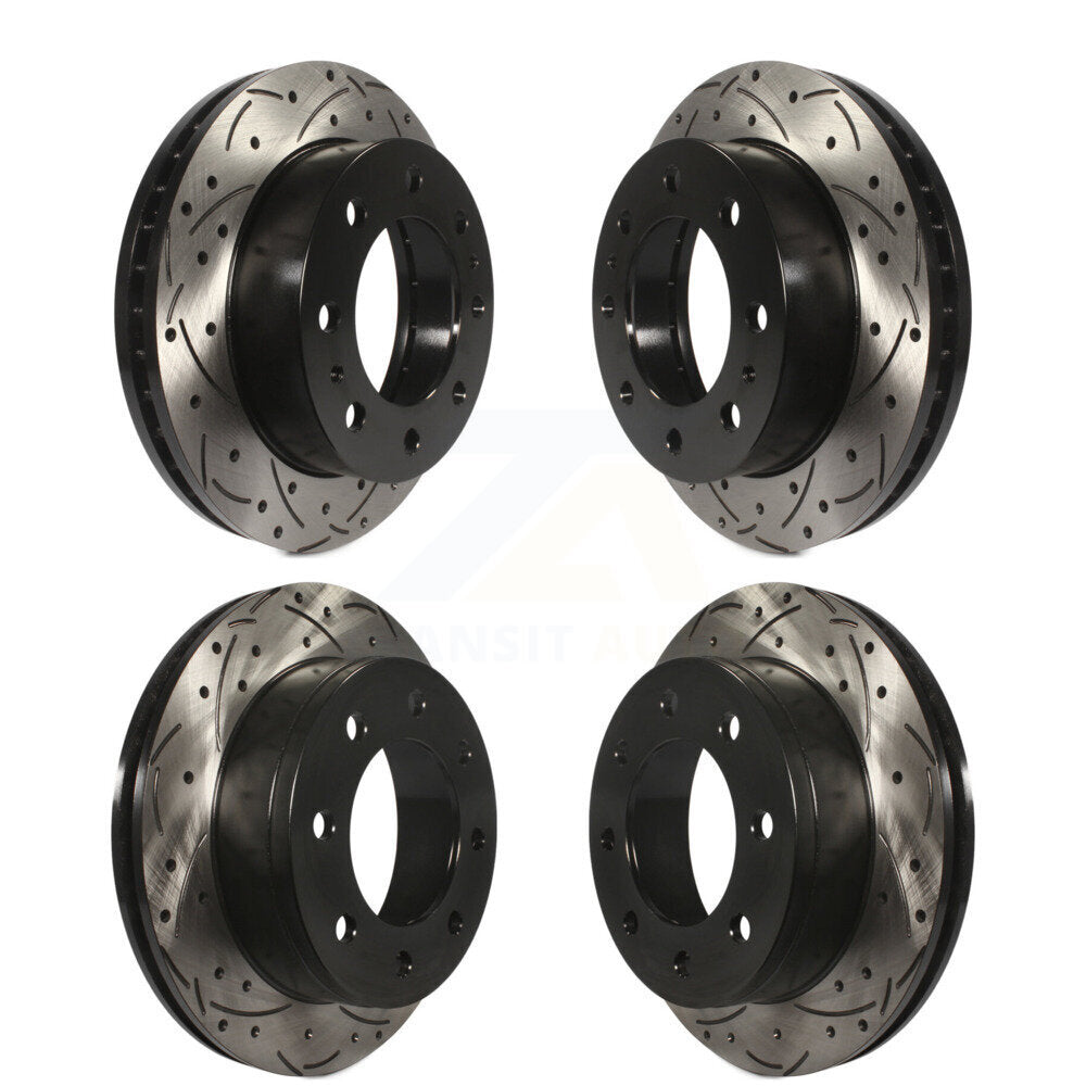 Kit de Rotor de frein à fente de perçage avant et arrière, pour Chevrolet GMC Sierra 2500 HD Silverad