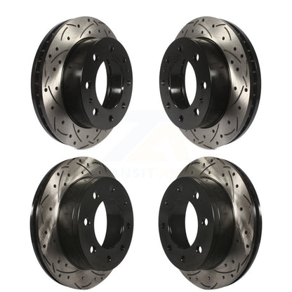Kit de Rotor de frein à fente de perçage avant et arrière, pour Chevrolet GMC Sierra 2500 HD Silverad
