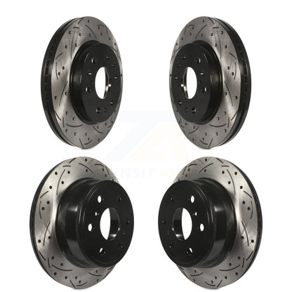 Kit de Rotor de frein à fente de perçage avant et arrière, pour Chevrolet GMC Sierra 1500 Silverado X
