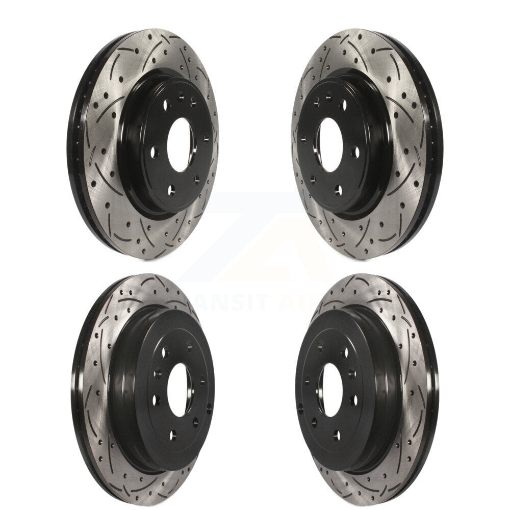 Kit de rotors de frein à fente avant et arrière, pour GMC Acadia Buick autoclave Chevrolet