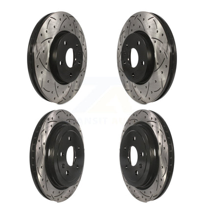 Kit de rotors de frein à disque pour fente de perçage avant et arrière, pour Chevrolet Camaro LT L 2010 – 2015