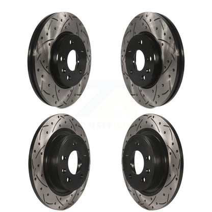 Kit de rotors de frein à disque fendus percés avant et arrière pour Chevrolet Cruze