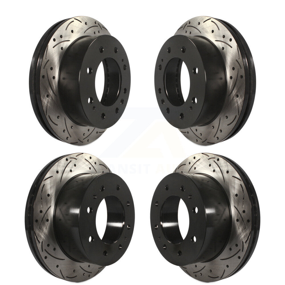 Kit de Rotor de frein à fente de perçage avant et arrière, pour GMC Chevrolet Sierra 2500 HD Silverad