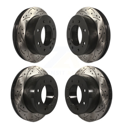 Kit de Rotor de frein à fente de perçage avant et arrière, pour GMC Chevrolet Sierra 2500 HD Silverad