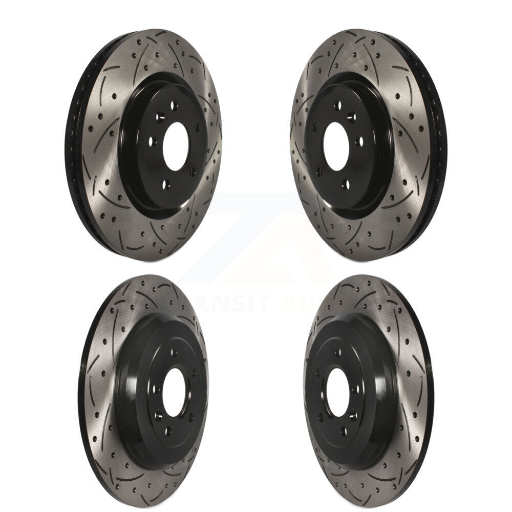 Kit de rotors de frein à fente avant et arrière, pour Ford Explorer Flex Taurus Lincoln MK