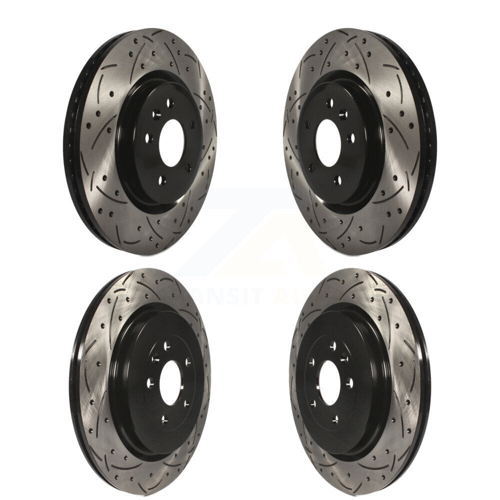 Kit de rotor de frein à fente avant et arrière pour Ford Explorer avec frein robuste