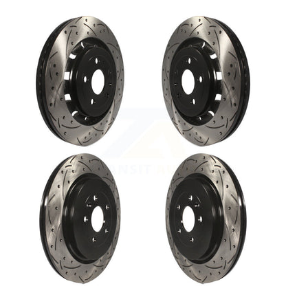 Kit de Rotor de frein à fente de forage avant et arrière, pour Ford Explorer Flex Taurus Police Seda