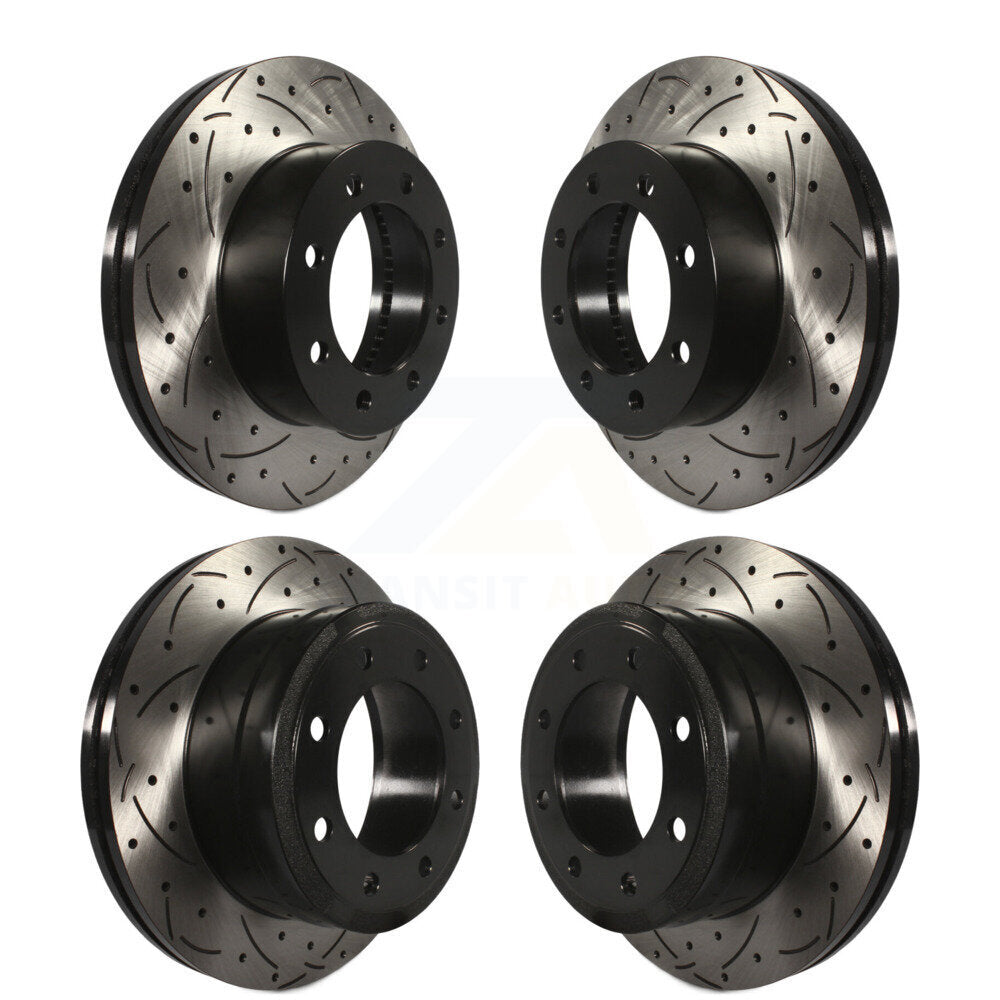 Kit de Rotor de frein à disque à fente avant et arrière, pour Ford F-250 Super Duty F-350 4W