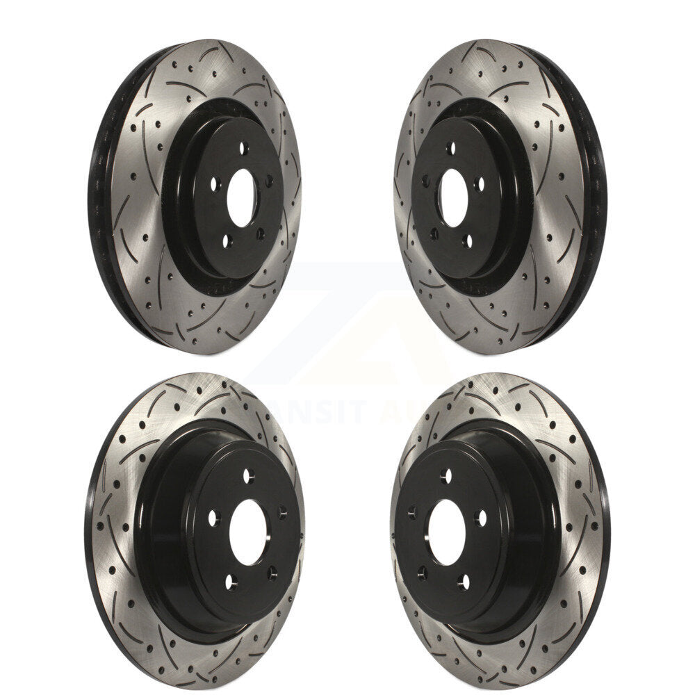 Kit de rotors de frein à fente avant et arrière, pour Ford Edge Fusion Lincoln Nautilus MK