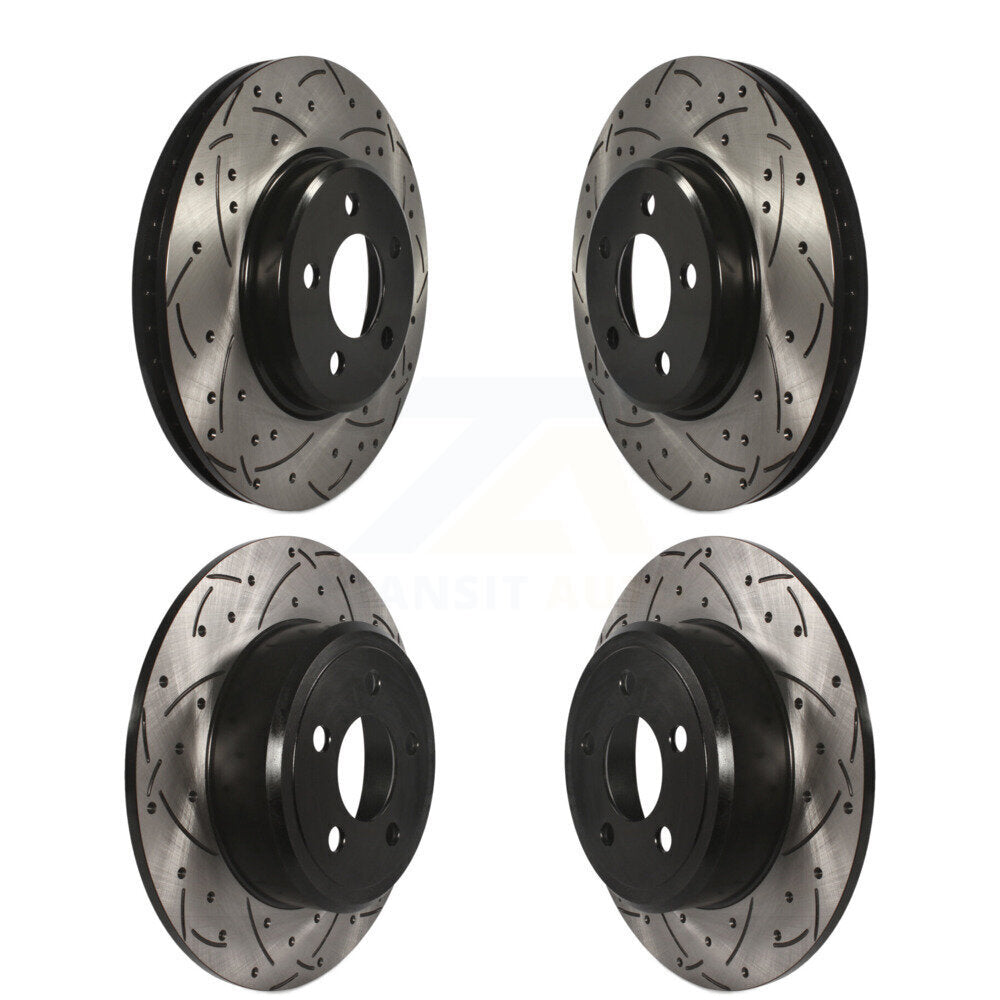 Kit de rotors de frein à fente de forage avant et arrière, pour Dodge Charger Chrysler 300 Challenge