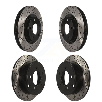Kit de Rotor de frein à fente de forage avant et arrière, pour Jeep Patriot Compass Dodge calibre 20
